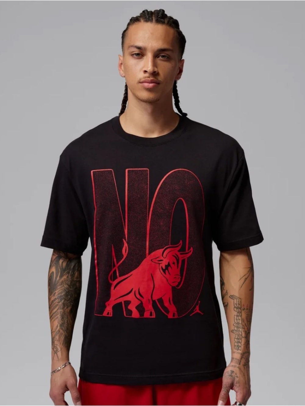 Air Jordan No Bull Black Graphic Tee XL